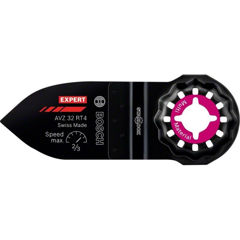 Bosch EXPERT AVZ 32 RT4 Schleiffinger für Multifunktionswerkzeuge, 32x53 mm #2608900040