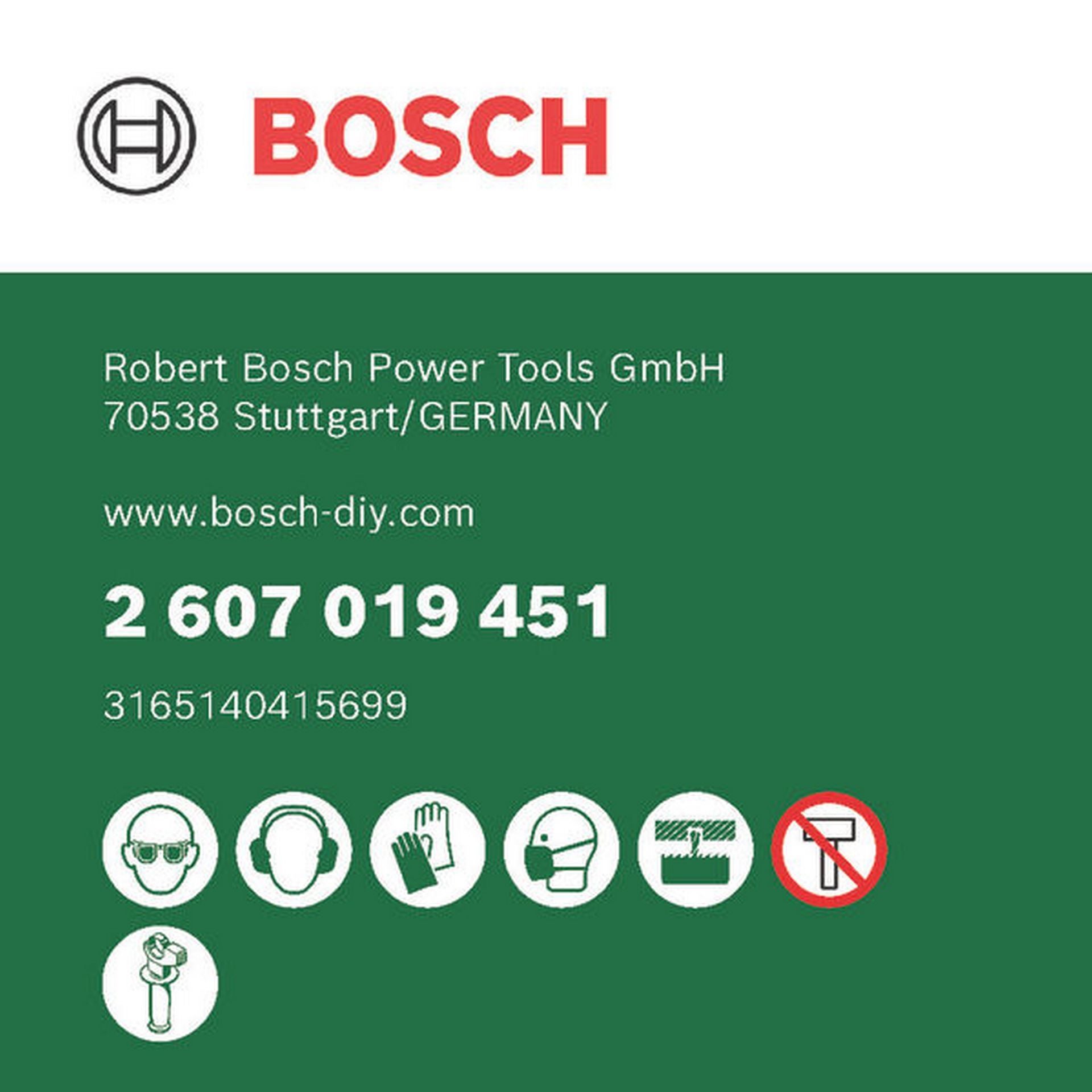 Bosch Lochsägen-Set, 5-teilig, Durchmesser: 60 - 92 mm #2607019451