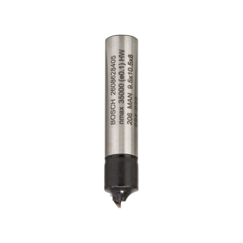 Bosch PRO Viertelstabfräser, R 3,2 mm, D 9,5 mm, S 8 mm #2608628405