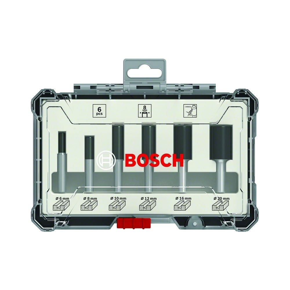 Bosch PRO Nutfräser-Set, Schaft 6 mm, 6-tlg. #2607017465