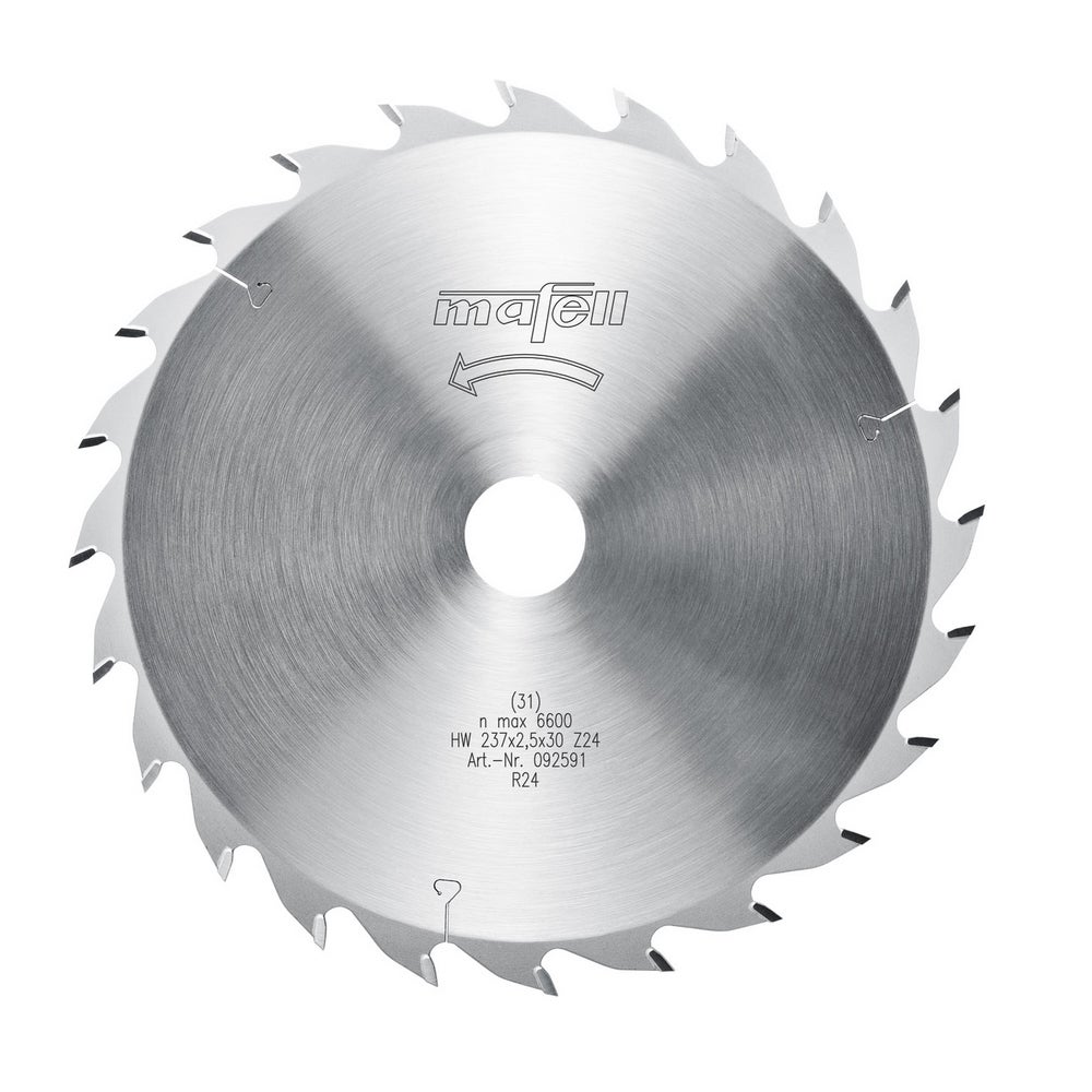 Mafell Sägeblatt-HM, 237 x 1,8/2,5 x 30 mm, Z 24, WZ #092591