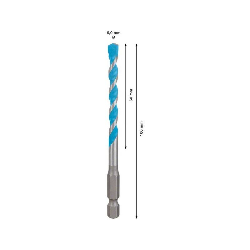Bosch EXPERT HEX-9 Multi Construction Bohrer, 6x60x100 mm #2608900574