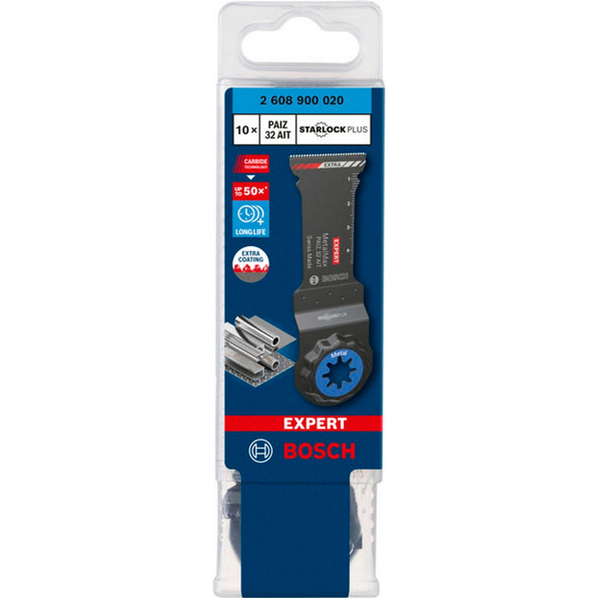 Bosch EXPERT MetalMax PAIZ 32 AIT Tauchsägeblatt, 50x32 mm, 10-tlg. #2608900020