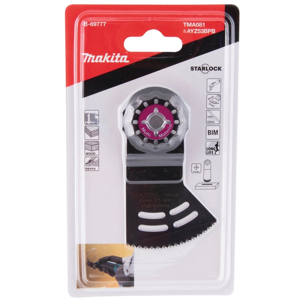Makita Eintauchsägeblatt BiM, 53 mm, TMA081 #B-69777
