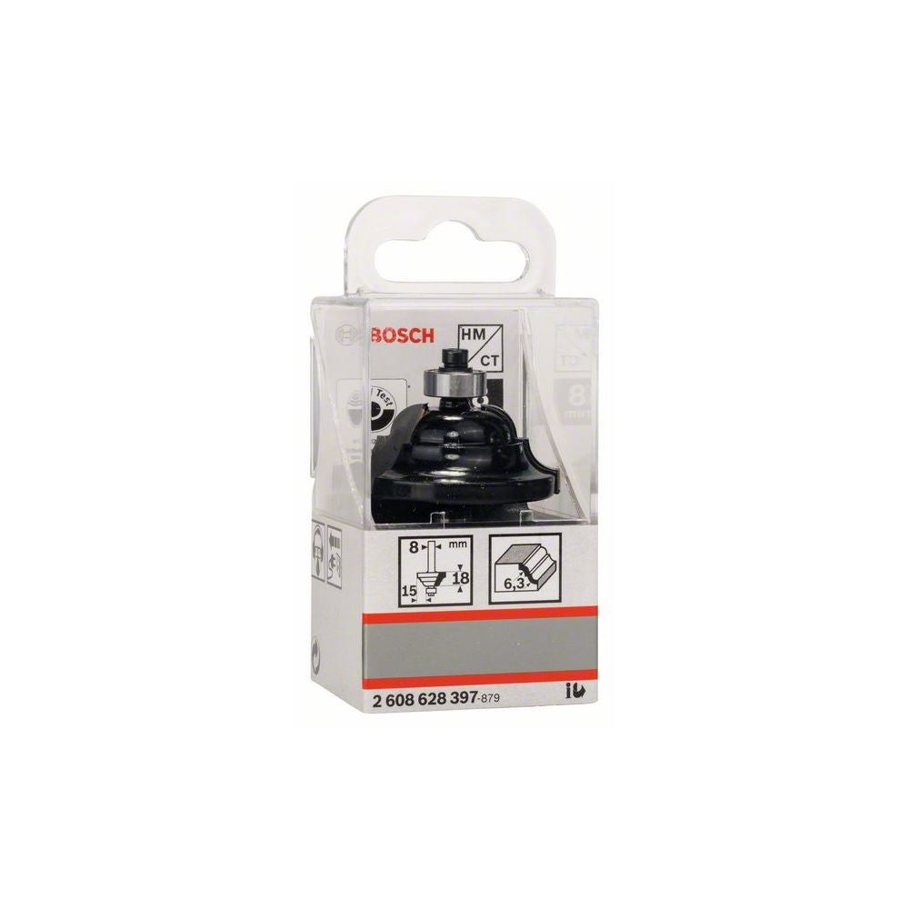 Bosch PRO Profilfräser, R 6,3 mm, S 8 mm #2608628397