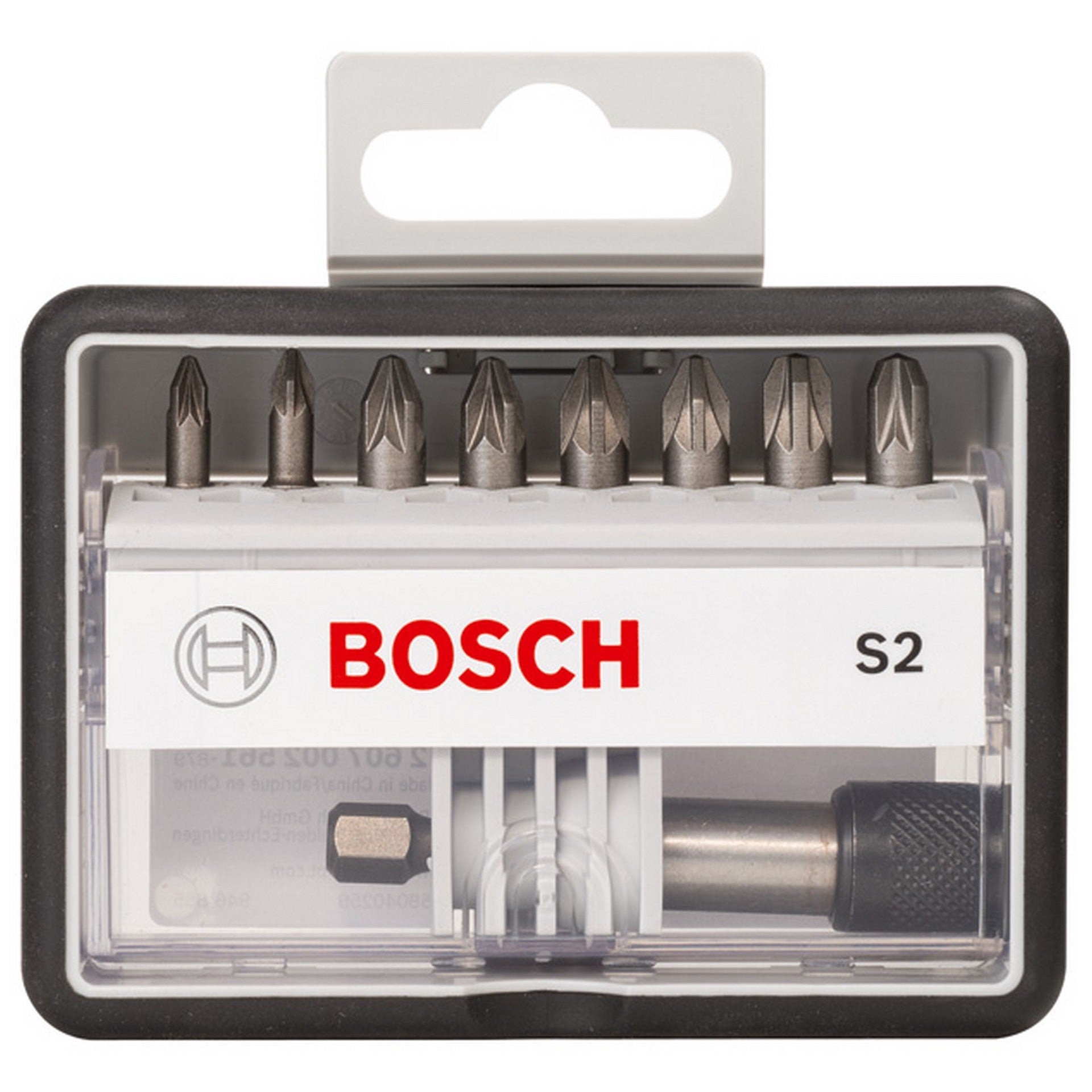 Bosch 8+1-tlg. Schrauberbit-Set, Robust Line, S PZ, Extra Hard-Ausführung #2607002561