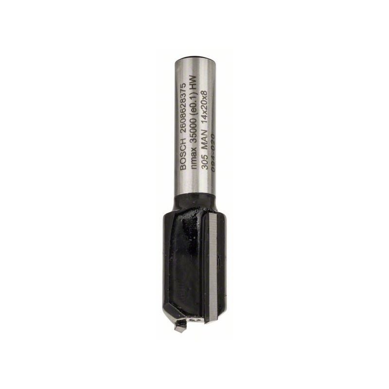 Bosch PRO Nutfräser, zweischneidig, D 14 mm, L 19,6 mm, S 8 mm #2608628375