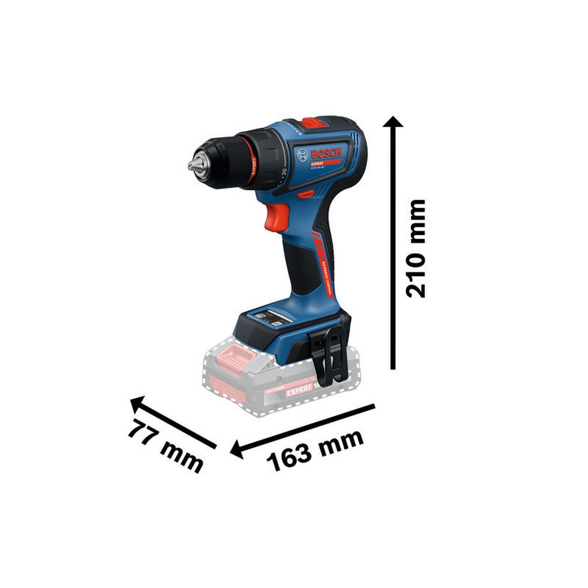 Bosch Akku-Bohrschrauber EXSR18V-90, L-BOXX 136 #06019R2100