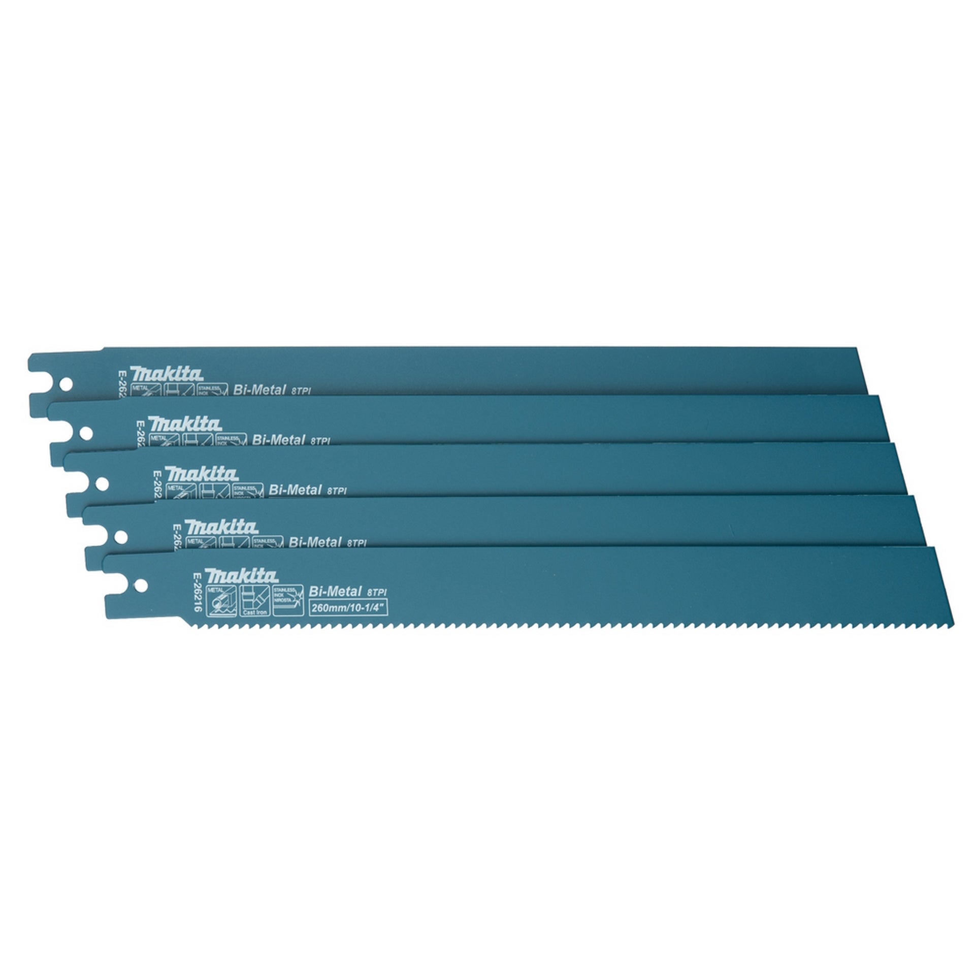 Makita Kettenschraubstock Reciprosägeblatt 260 mm #E-26216