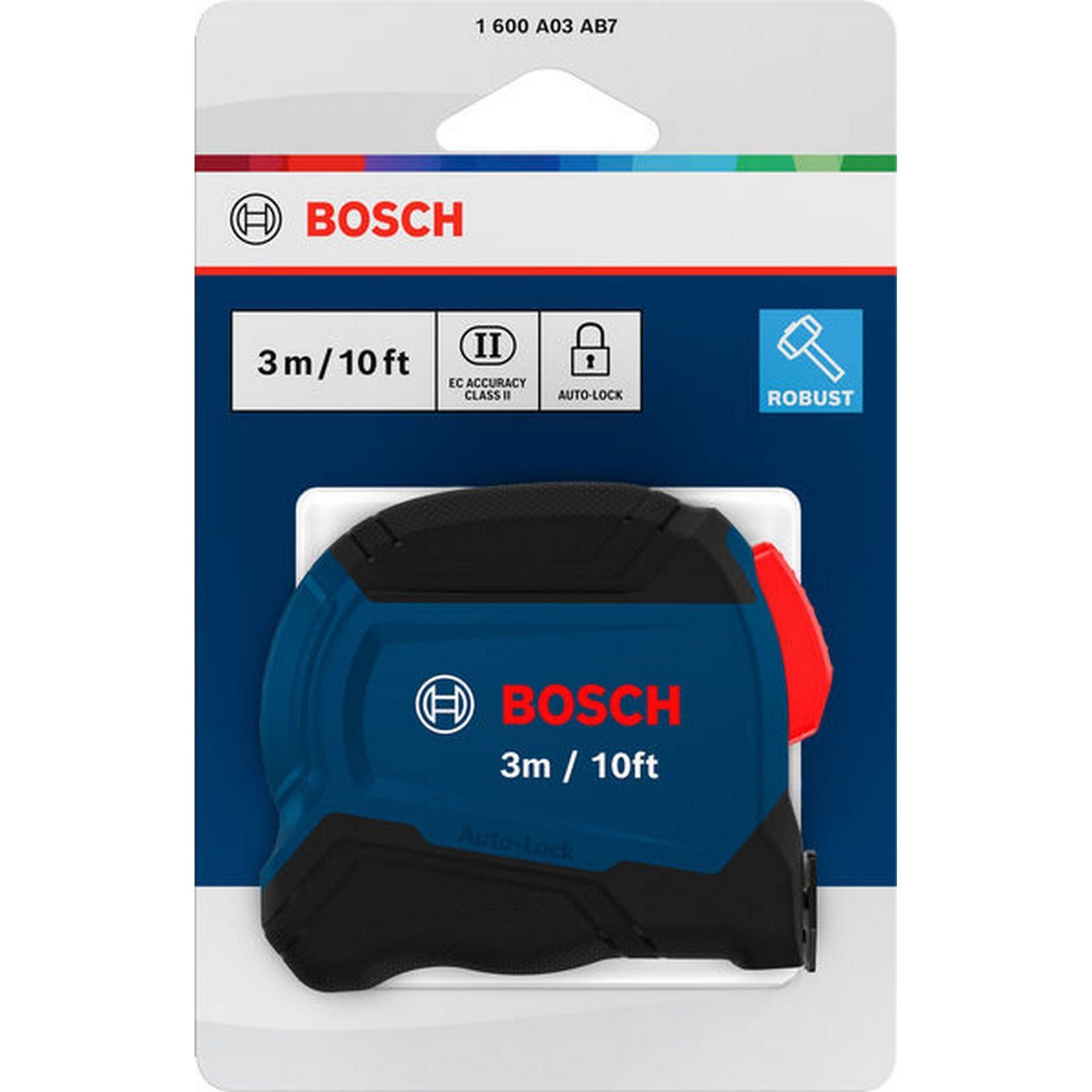 Bosch Maßband 3 m / 10 ft, Auto-Lock #1600A03AB7