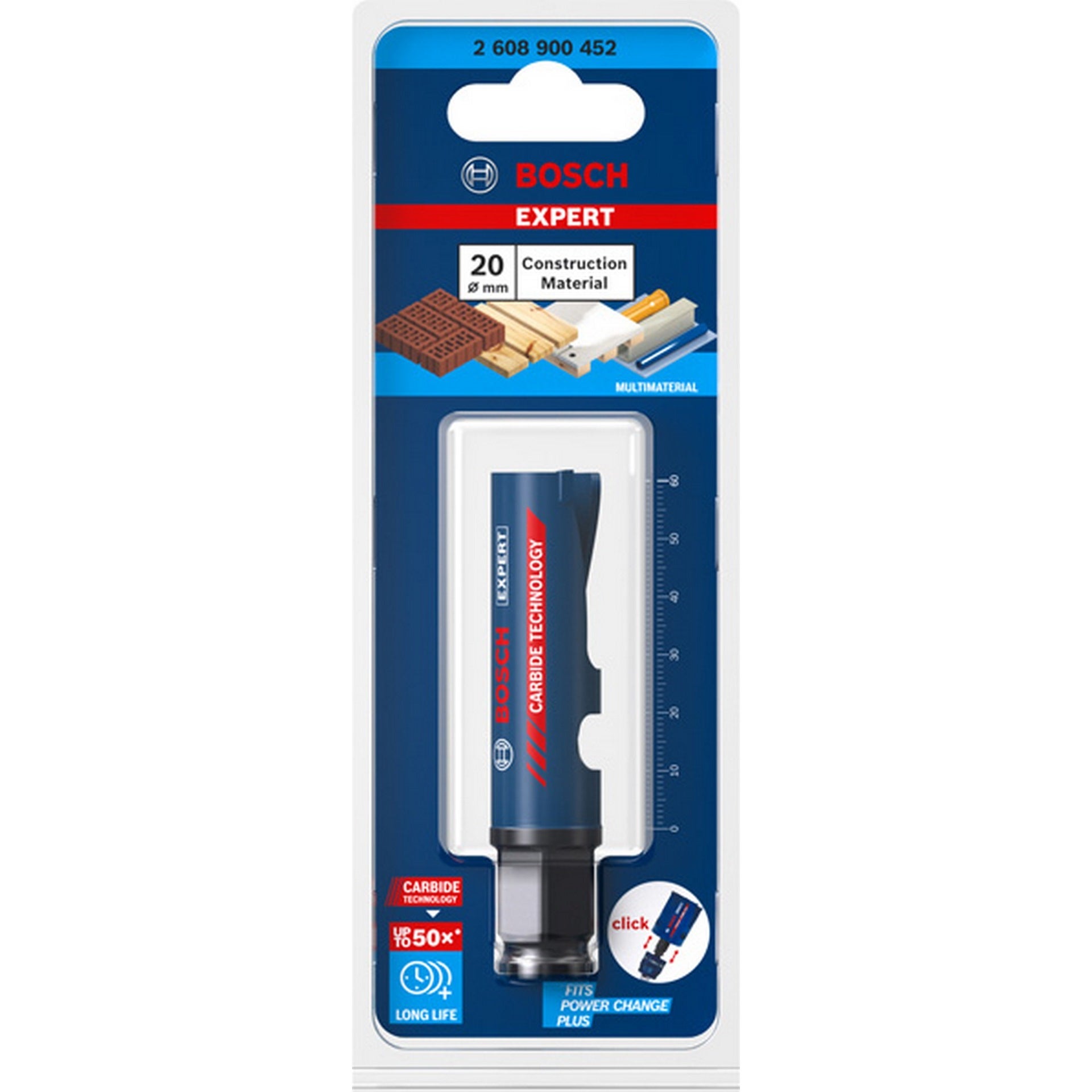 Bosch EXPERT Construction Material Lochsäge, 20x60 mm #2608900452