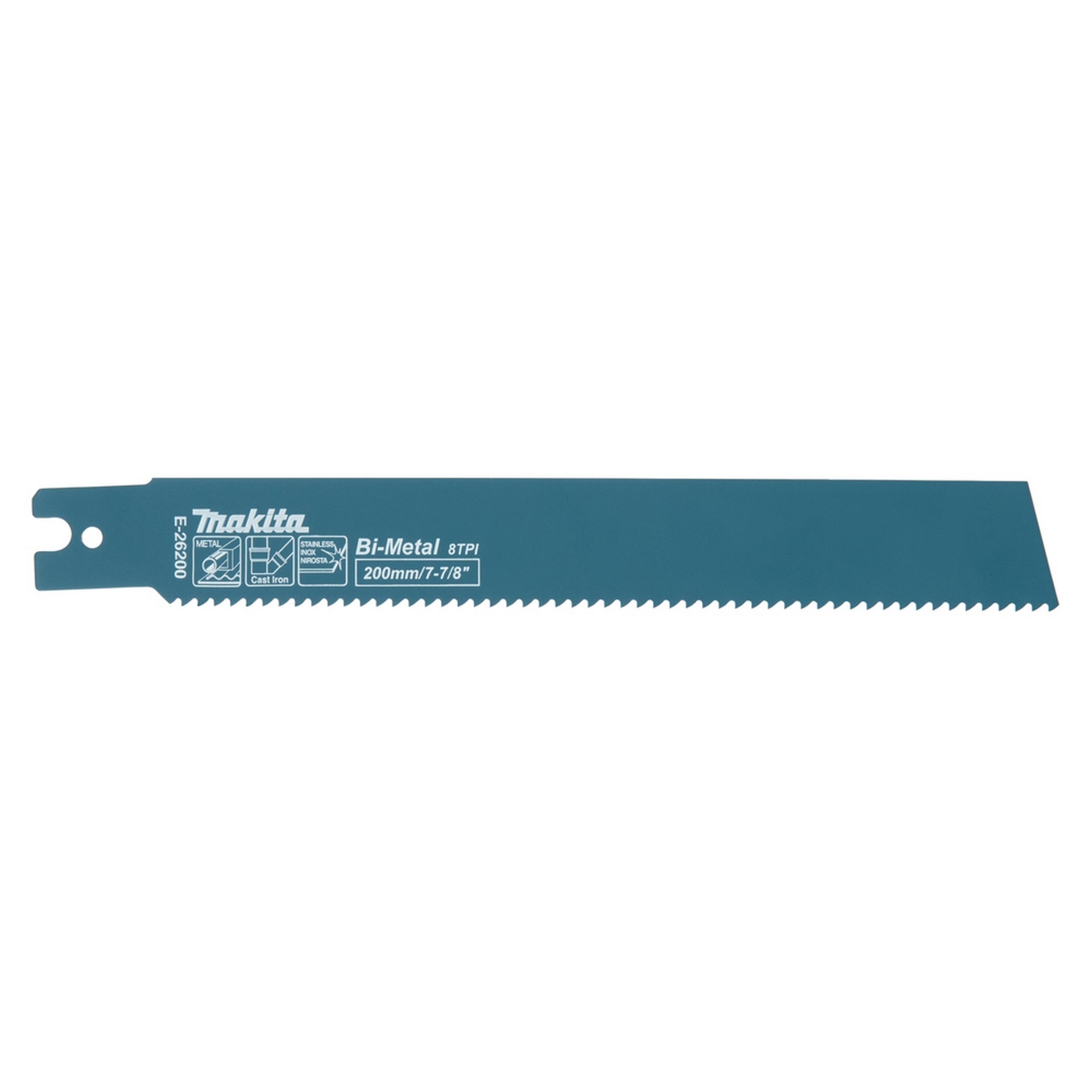 Makita Kettenschraubstock Reciprosägeblatt 200 x 1,6 mm #E-26200