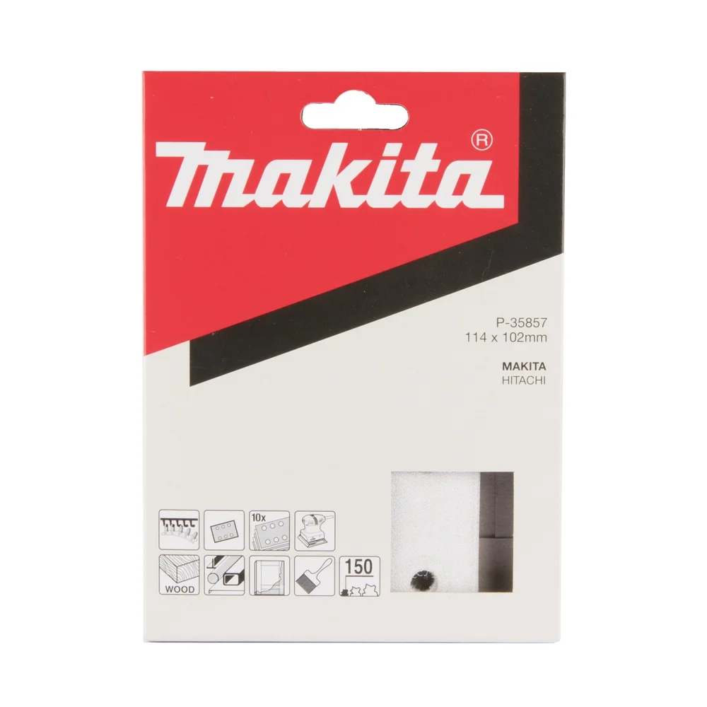 Makita Schleifpapier 114 x 102 mm, K150, 10 Stk. #P-35857