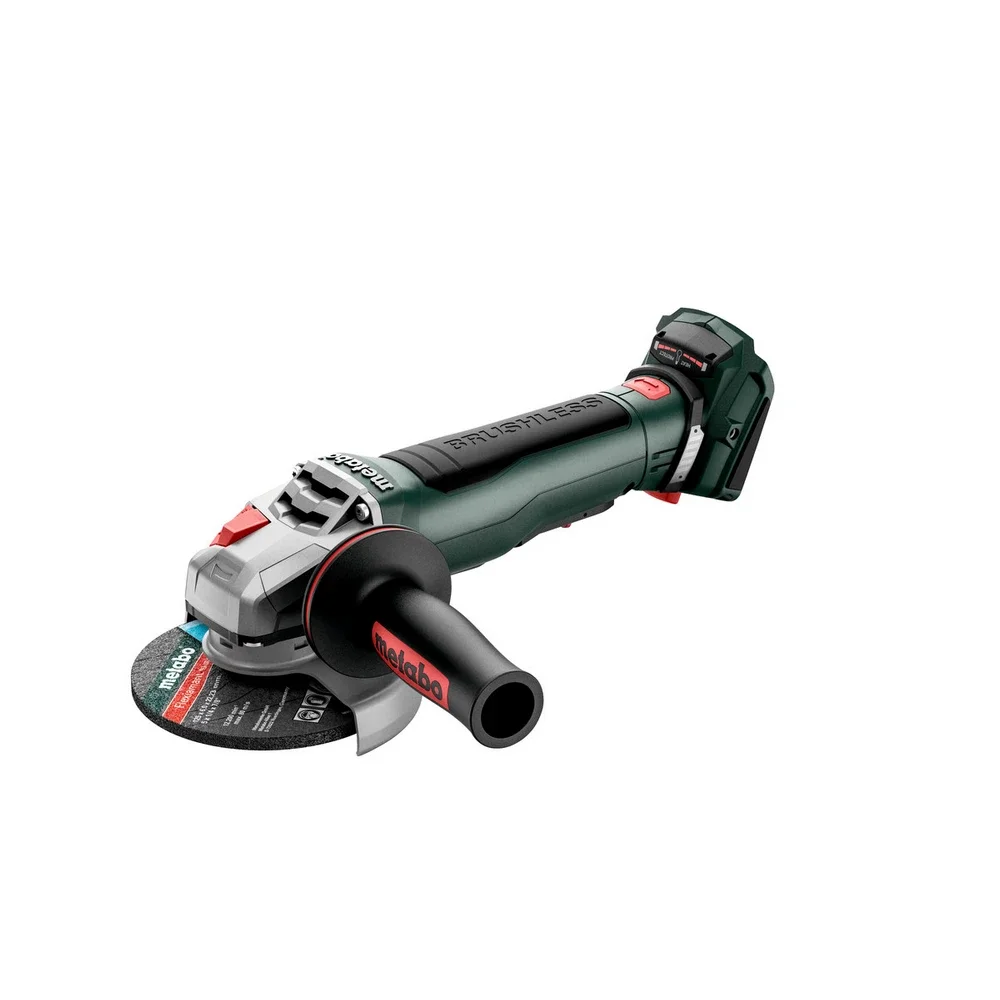 Metabo Akku-Winkelschleifer WPB 18 LT BL 11-125 Quick #613059840 mit Bremse, Schnellspannmutter, dre