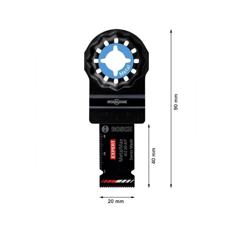 Bosch EXPERT MetalMax AIZ 20 AIT Tauchsägeblatt, 40x20 mm, 5-tlg. #2608900013