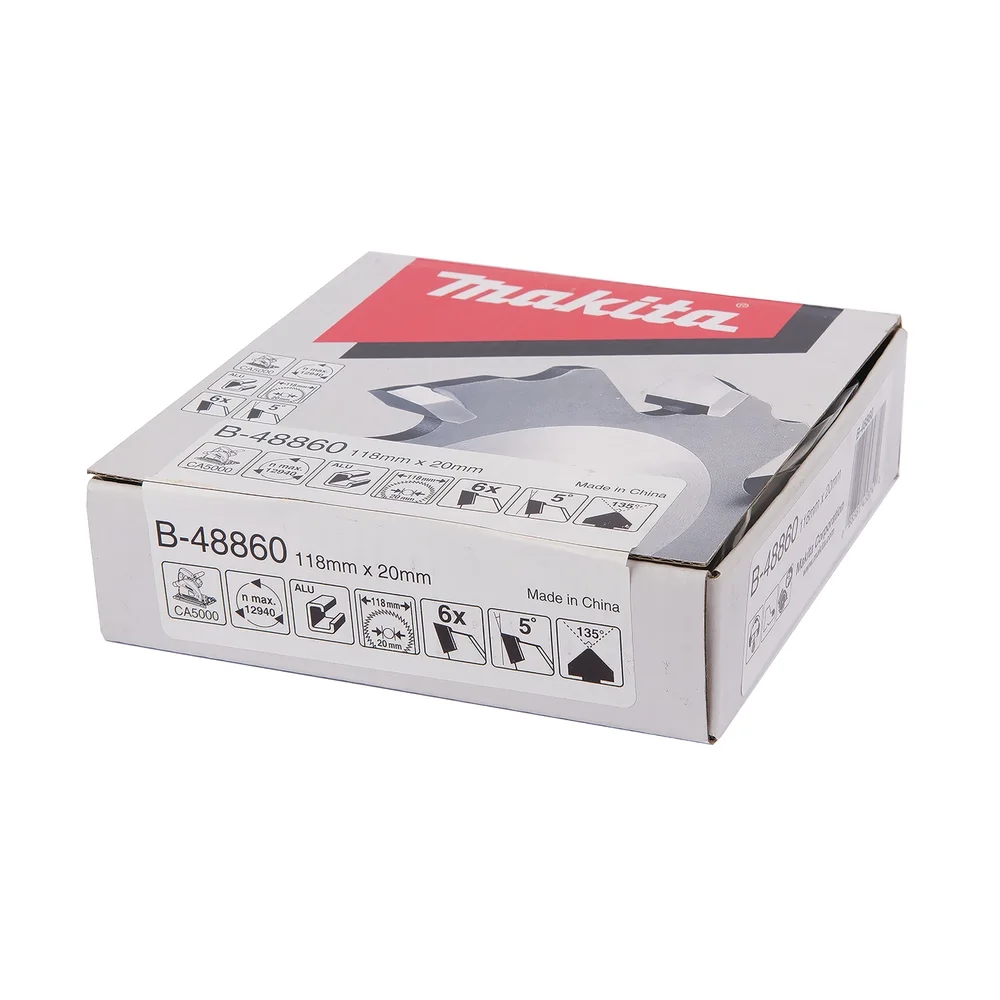 Makita HM-Fräser 135°, 118 x 20 mm, 6 Zähne #B-48860