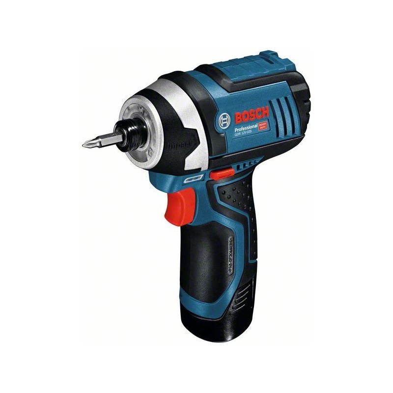 Bosch Akku-Drehschlagschrauber GDR 12V-105, 2 x Akku GBA 12V 2.0Ah in L-BOXX #06019A6977