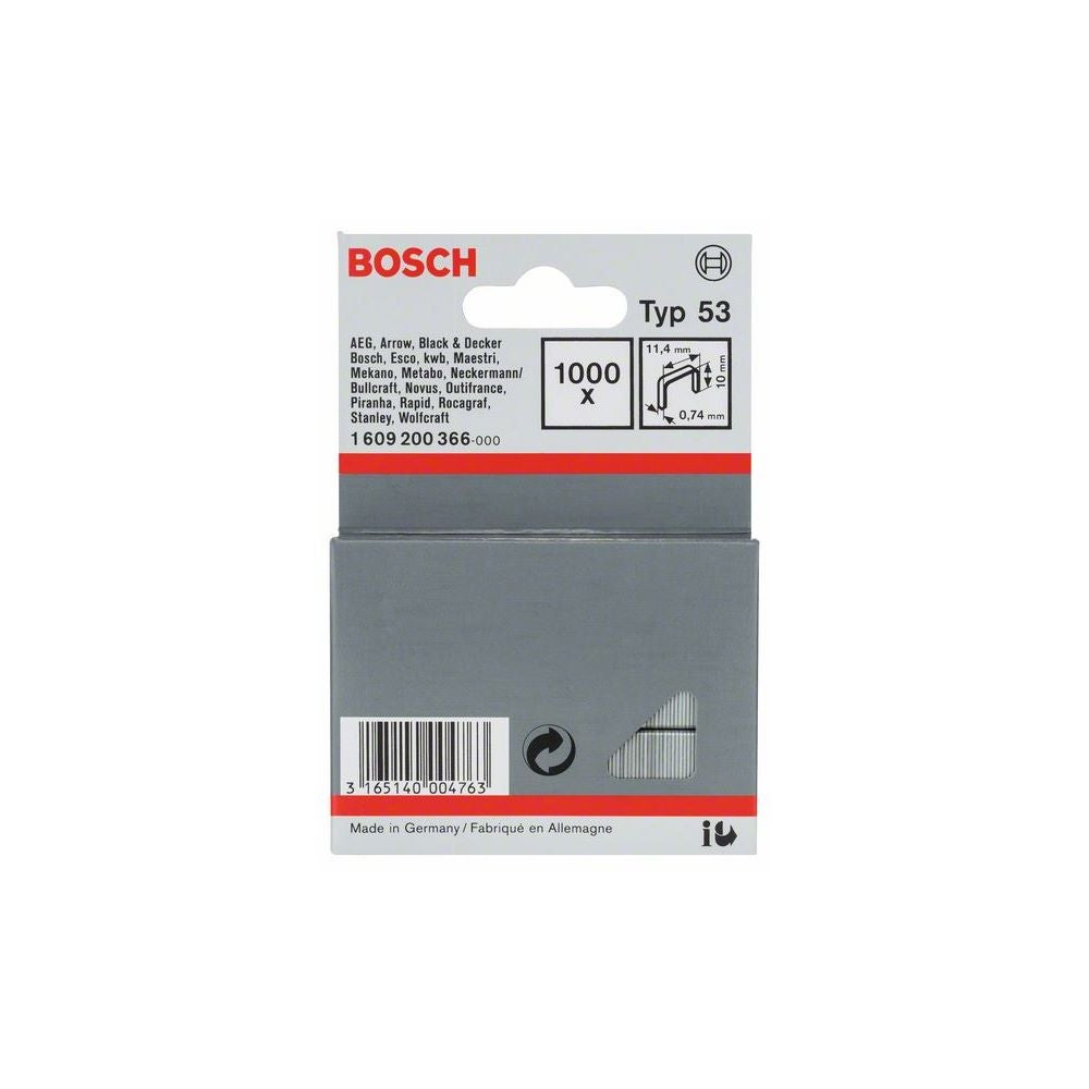 Bosch Feindrahtklammern, Typ 53/10 #1609200366