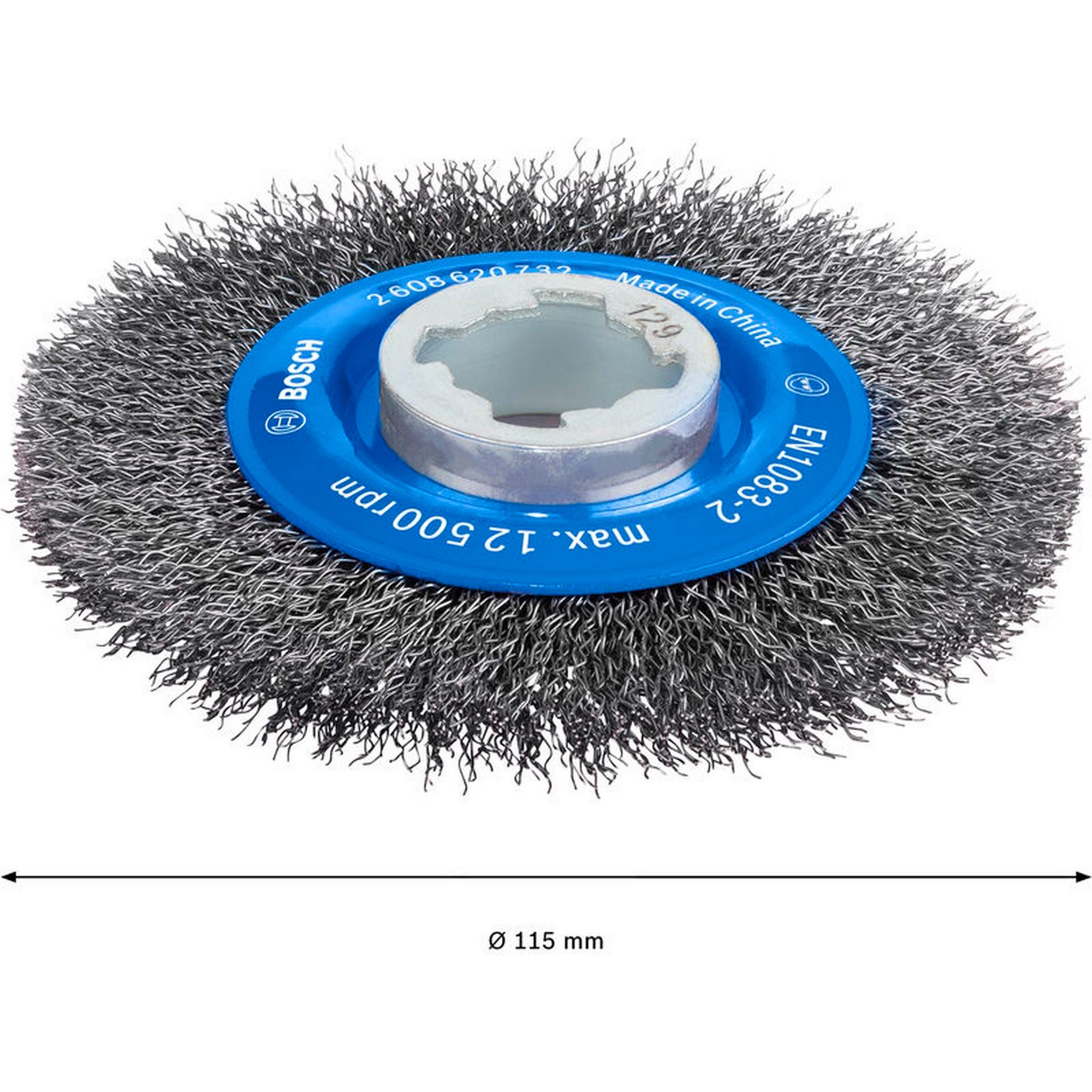 Bosch PRO Metal clean X-Lock Scheibenbürste, 115 x 0,3 mm #2608620732