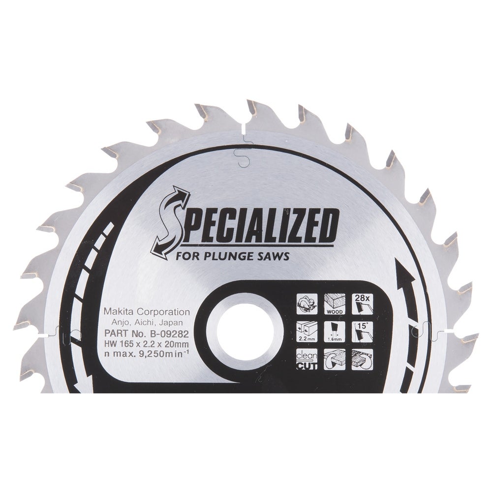 Makita Kreissägeblatt, Spezial für Tauchsägen #B-09282