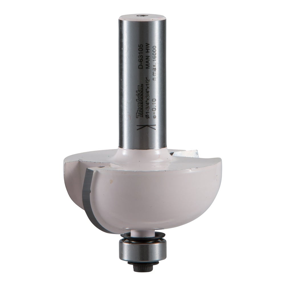 Makita Halbhohlkehlfräser mit Anlauflager Ø 19 mm #D-48608