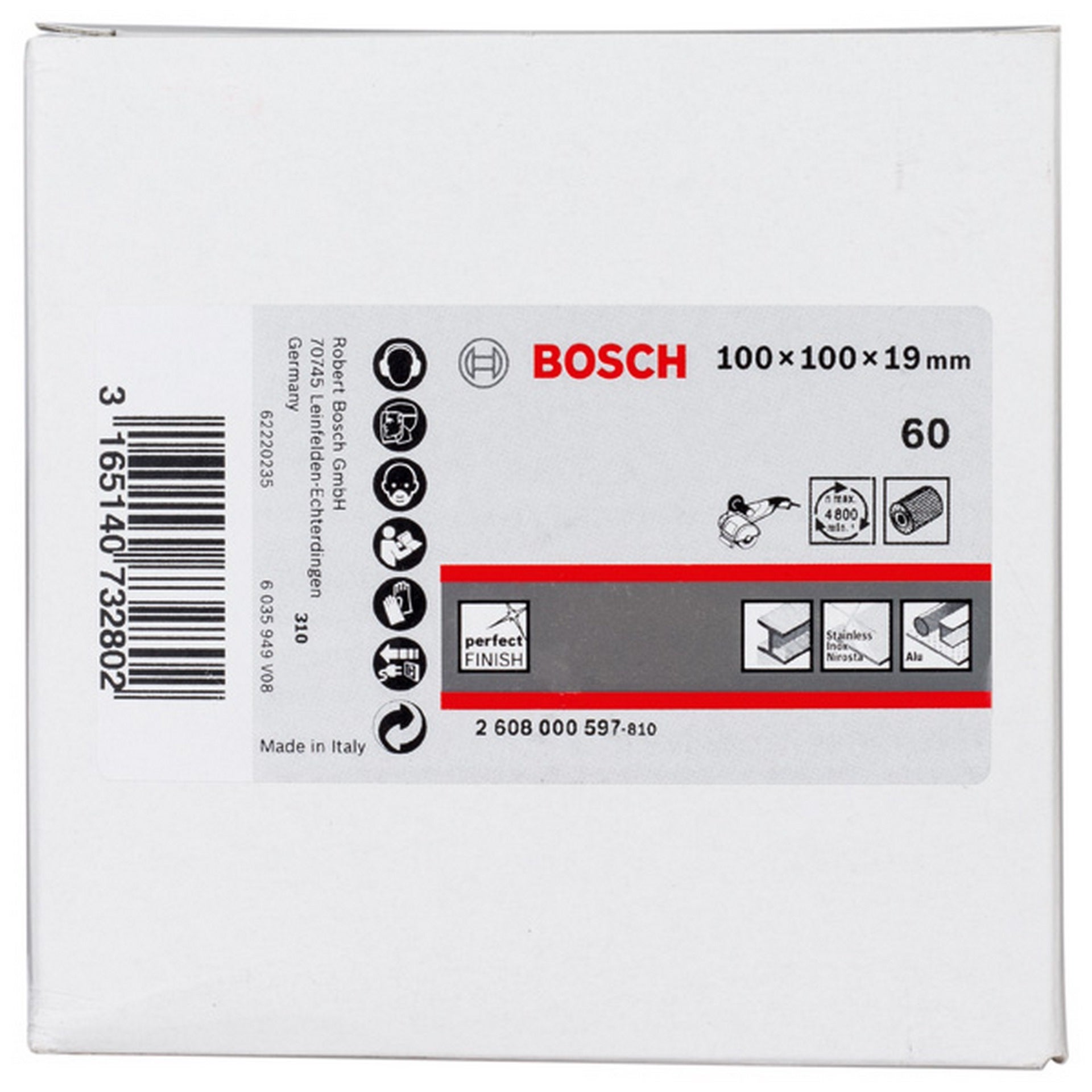 Bosch Lamellenschleifwalze, 19 mm, K 60, 100 mm #2608000597