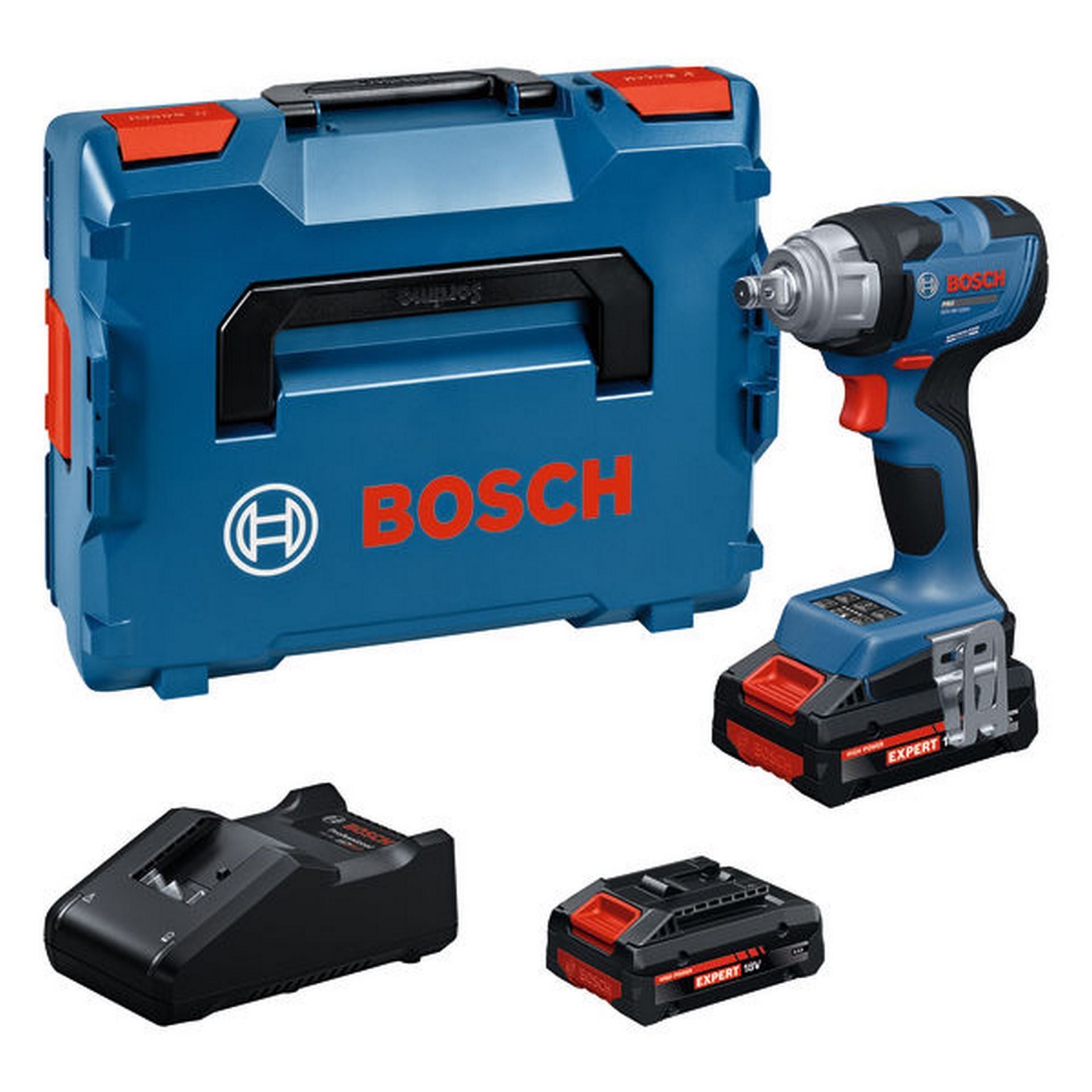 Bosch Akku-Drehschlagschrauber GDS18V-330H, 2x Akku EXBA18V-40 in L-BOXX #06019L5202