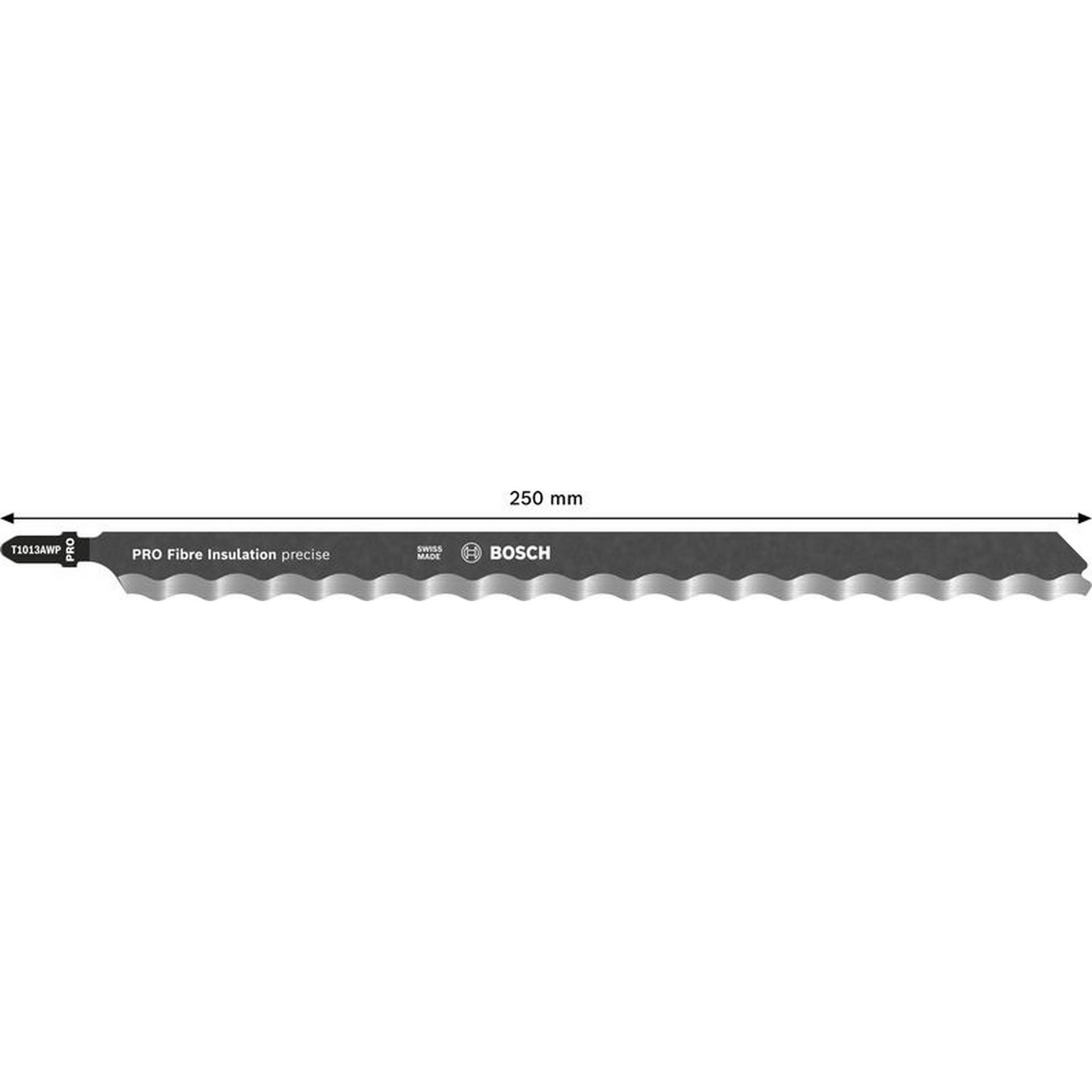Bosch PRO Fibre Insulation precise T1013AWP Stichsägeblatt, 250 mm, 3-tlg. #2608667396