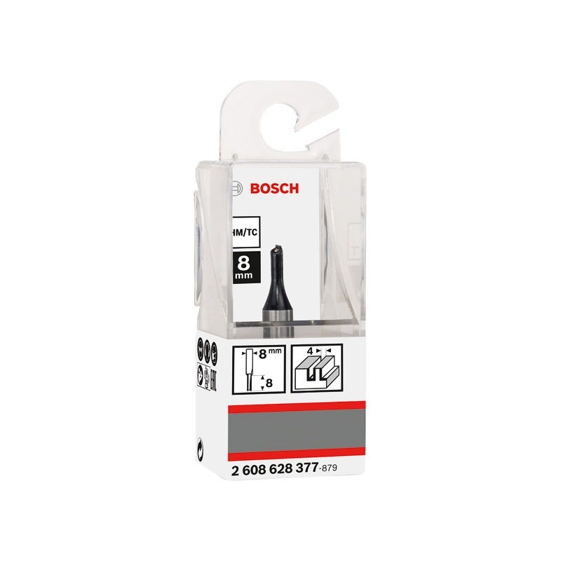 Bosch PRO Nutfräser, einschneidig, D 4 mm, L 8 mm, S 8 mm #2608628377