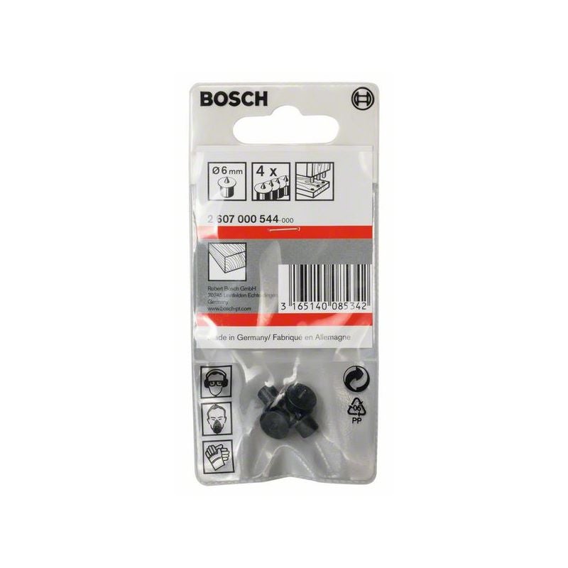 Bosch 4-tlg. Dübelzentrierstift-Set, 6 mm #2607000544
