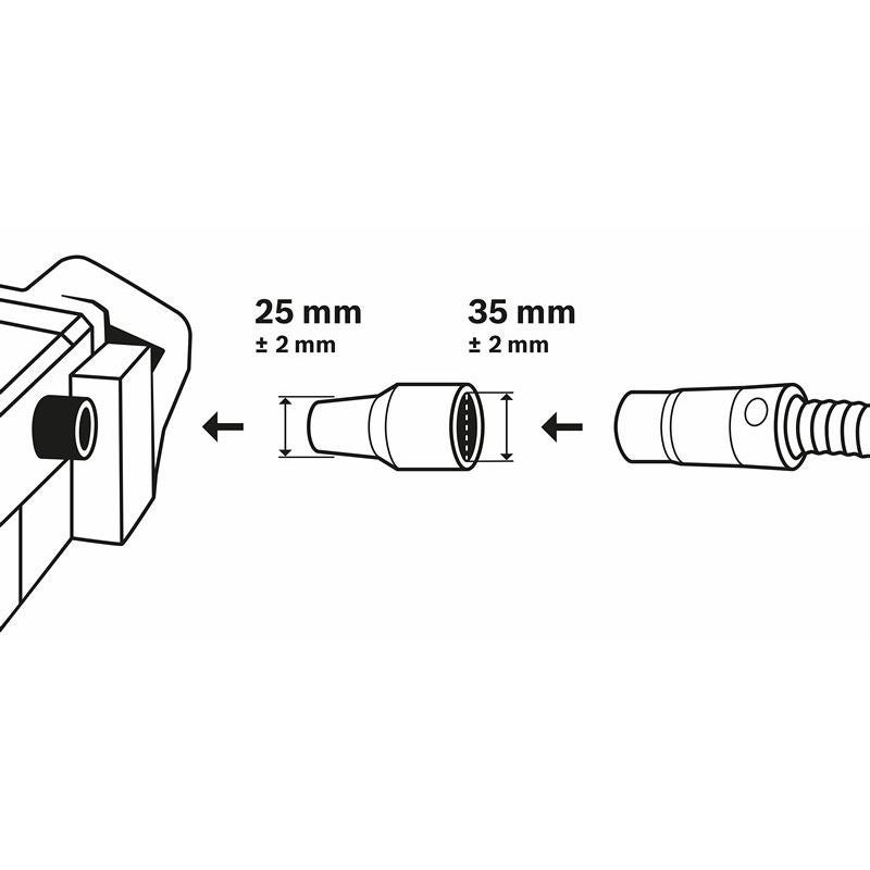 Bosch Anschlussstutzen #1600499005
