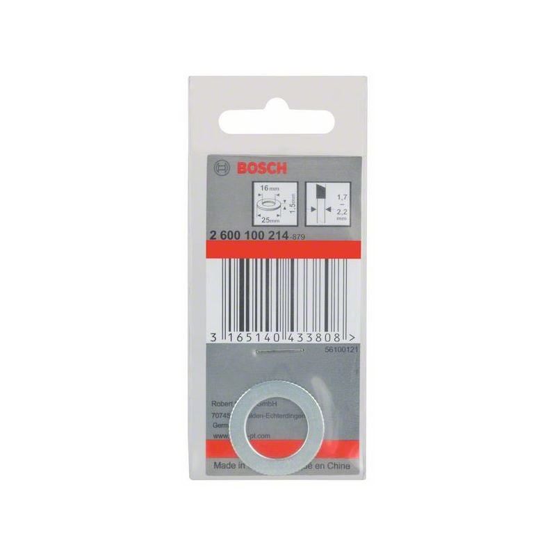 Bosch Reduzierring für PRO Kreissägeblatt, 25 x 1,5 x 16 mm #2600100214