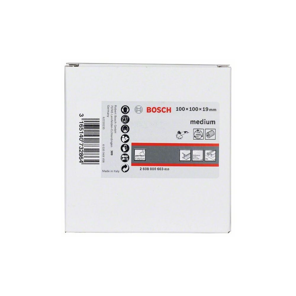 Bosch Lamellenschleifwalze mit Vlies, 19 mm, mittel, 100 mm #2608000603