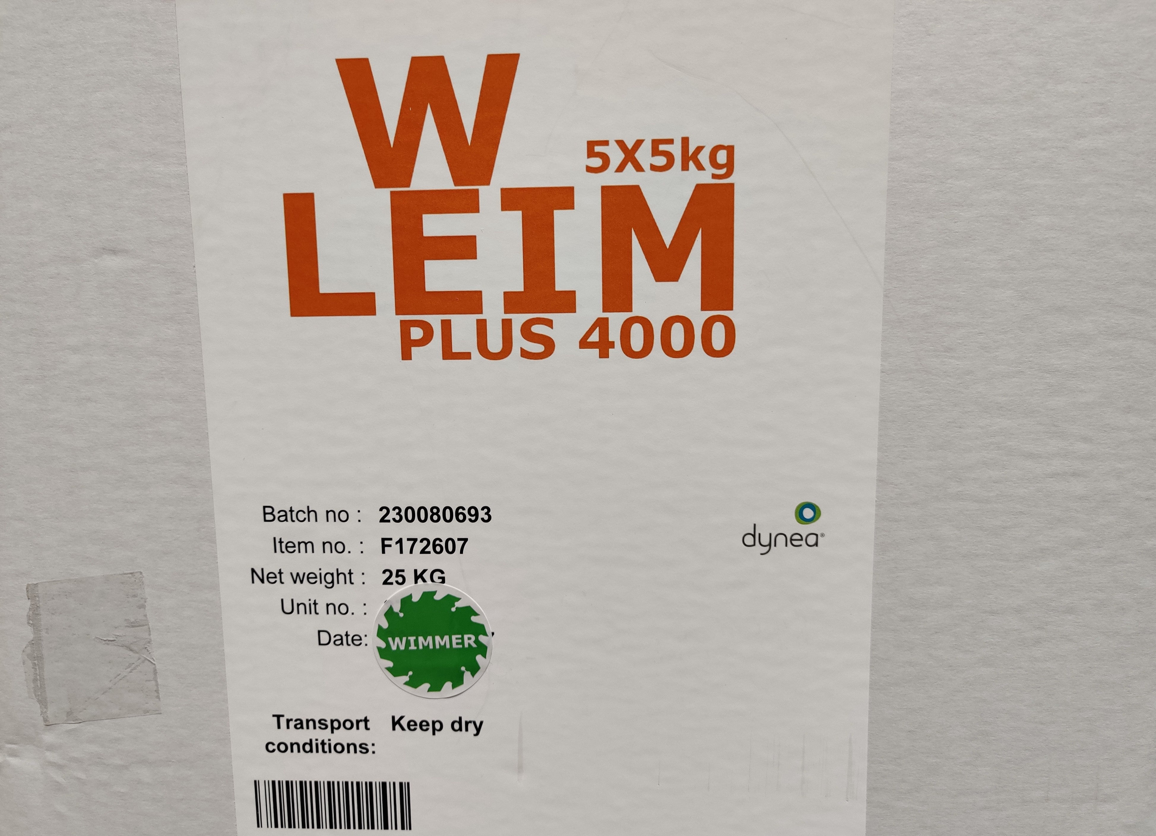 W-Leim Plus 4000 Harnstoffleim 25 kg