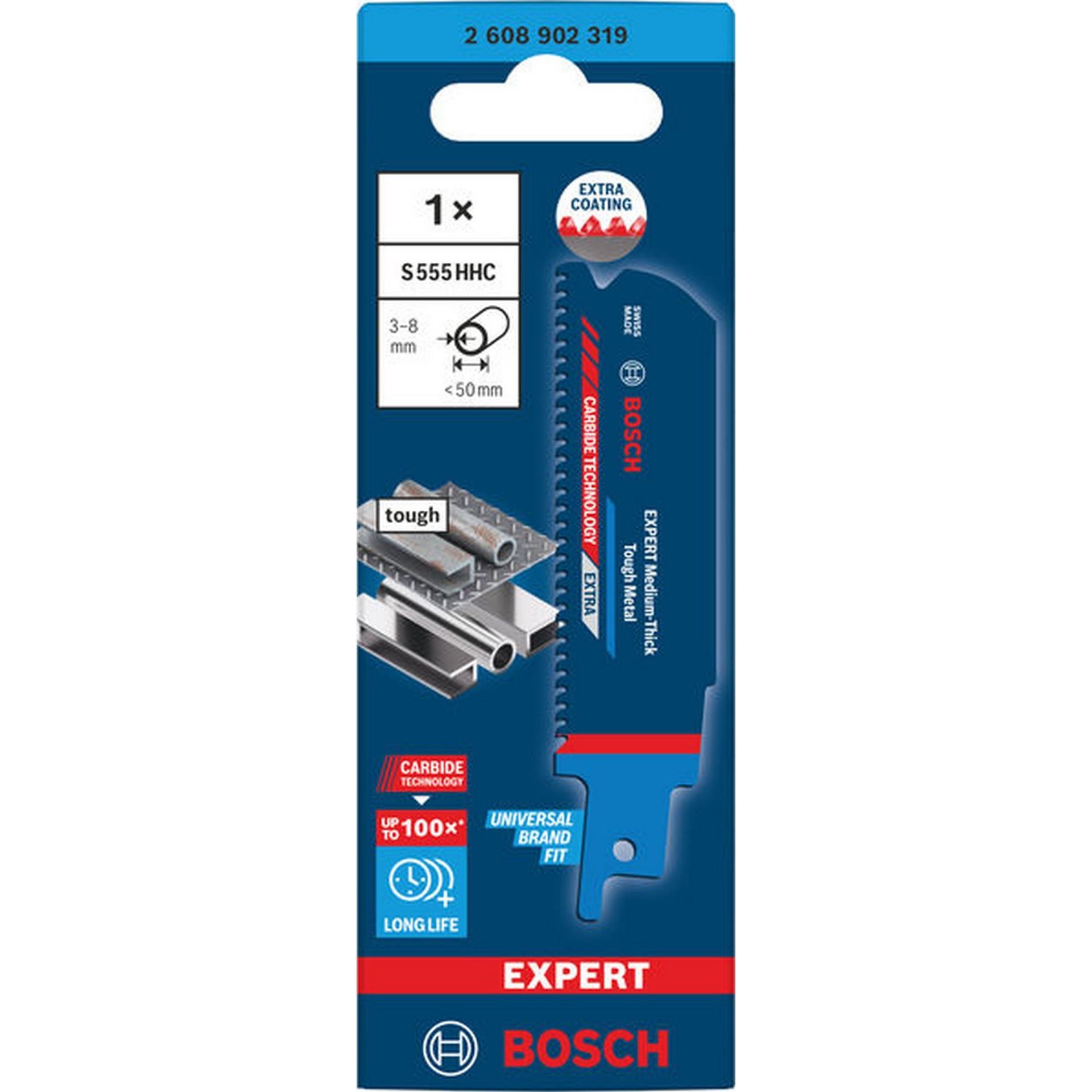 Bosch EXPERT Medium-Thick Tough Metal S555HHC Säbelsägeblatt #2608902319