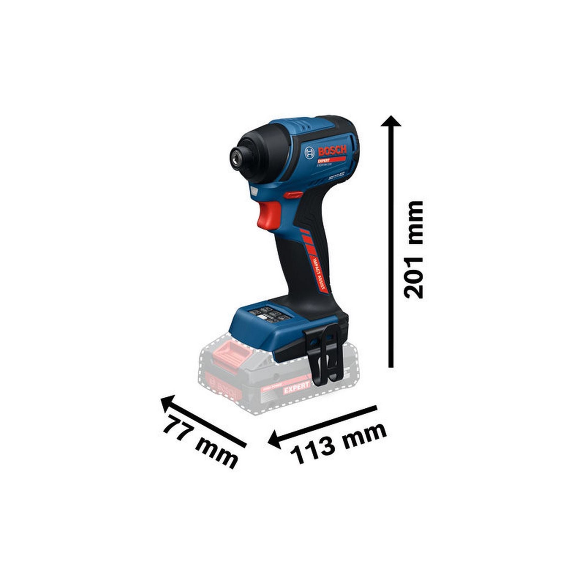 Bosch Akku-Drehschlagschrauber EXDR18V-230 #06019L6400