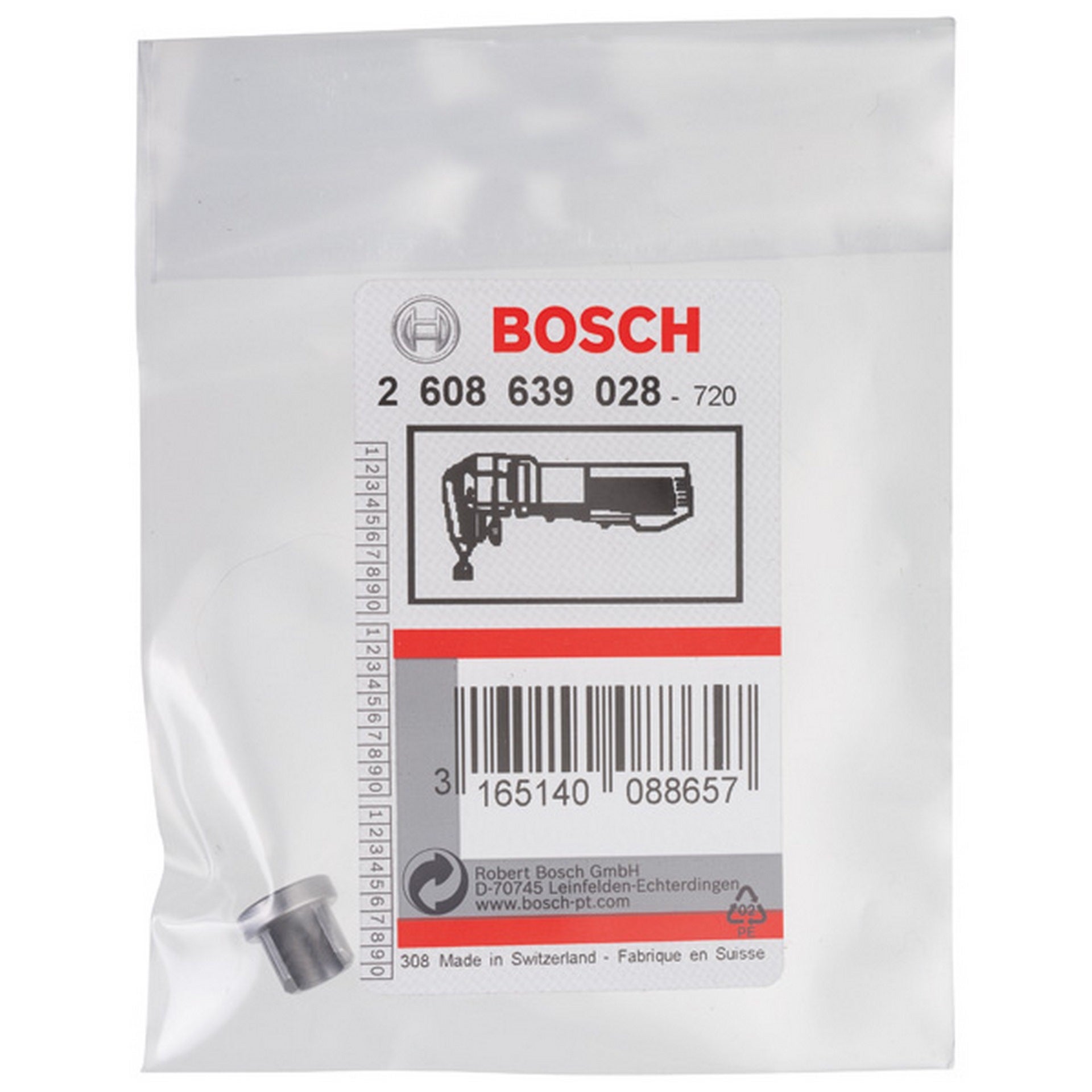 Bosch Matrize für Well- und fast alle Trapezbleche bis 1,2 mm, GNA 16 #2608639028