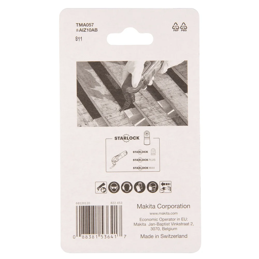 Makita Eintauchsägeblatt BiM, 10 mm, TMA057 #B-64917