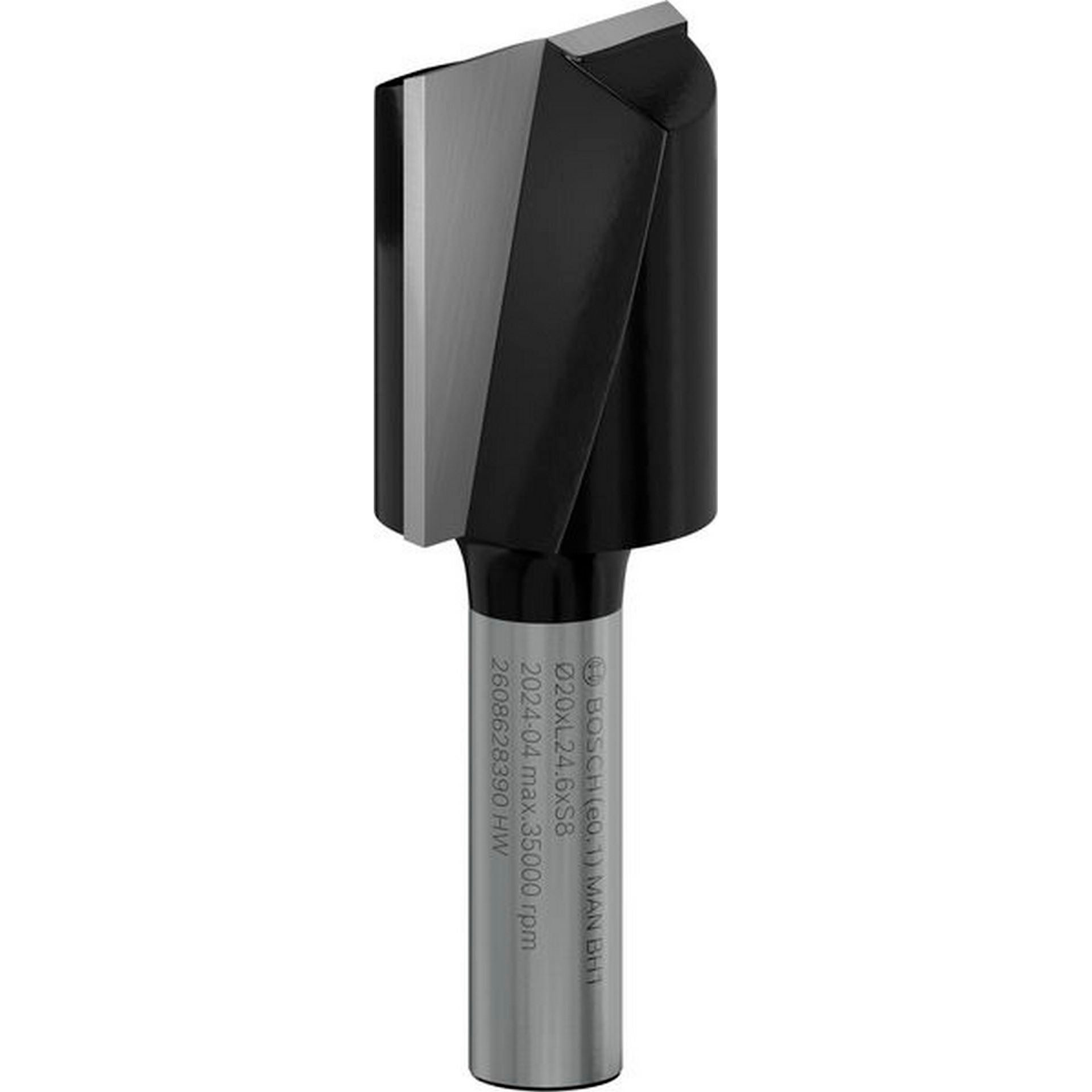 Bosch PRO Nutfräser, zweischneidig, D 20 mm, L 24,6 mm, S 8 mm #2608628390