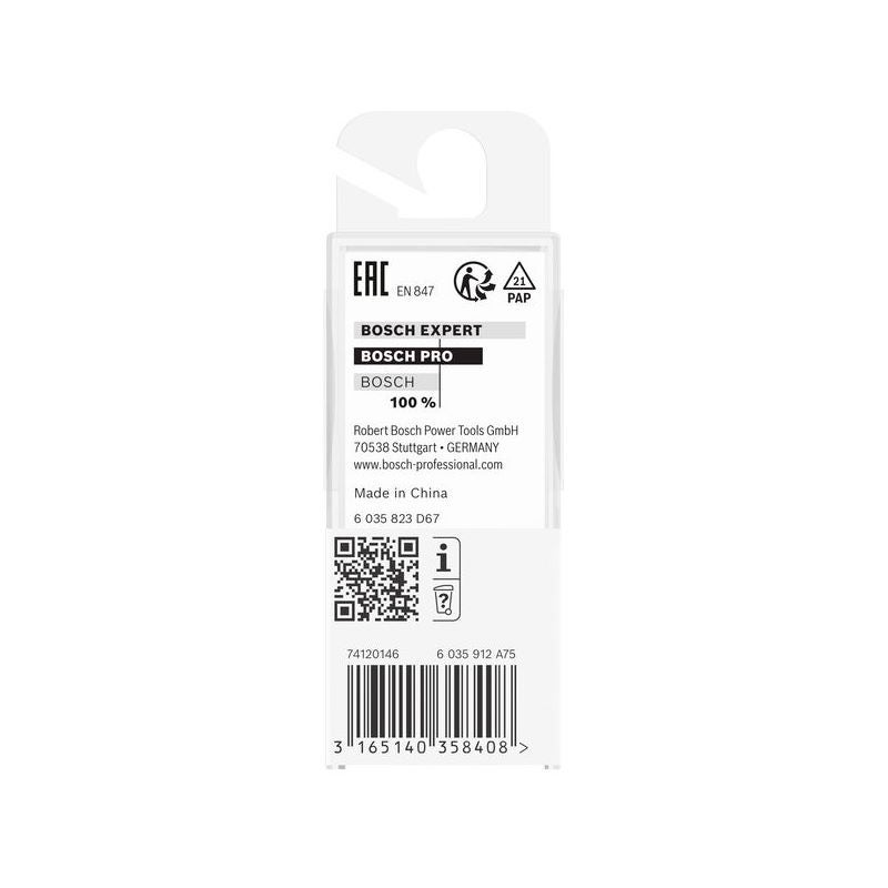 Bosch PRO Nutfräser, zweischneidig, D 6 mm, L 15,7 mm, S 8 mm #2608628379
