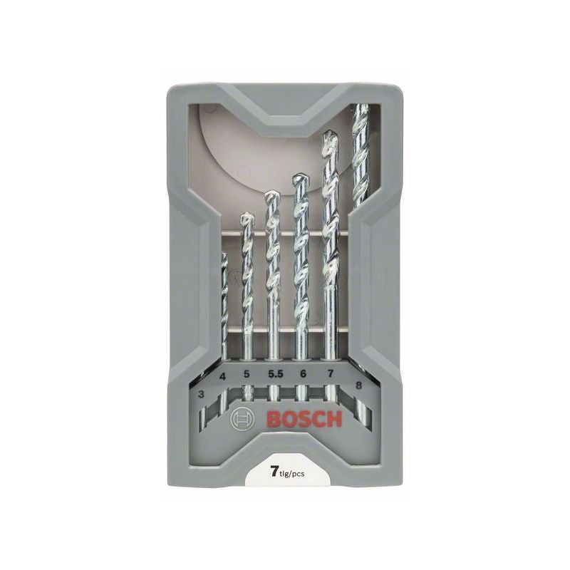 Bosch 7-tlg. CYL-1 Mauerwerkbohrer-Set, 3/4/5/5.5/6/7/8 mm #2607017035