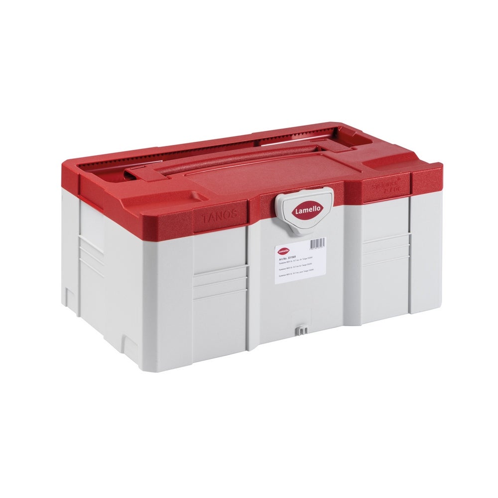 Lamello Systainer MIDI Gr. III,T-loc, lichtgrau, kaminrot, für Tanga DX200 #331569