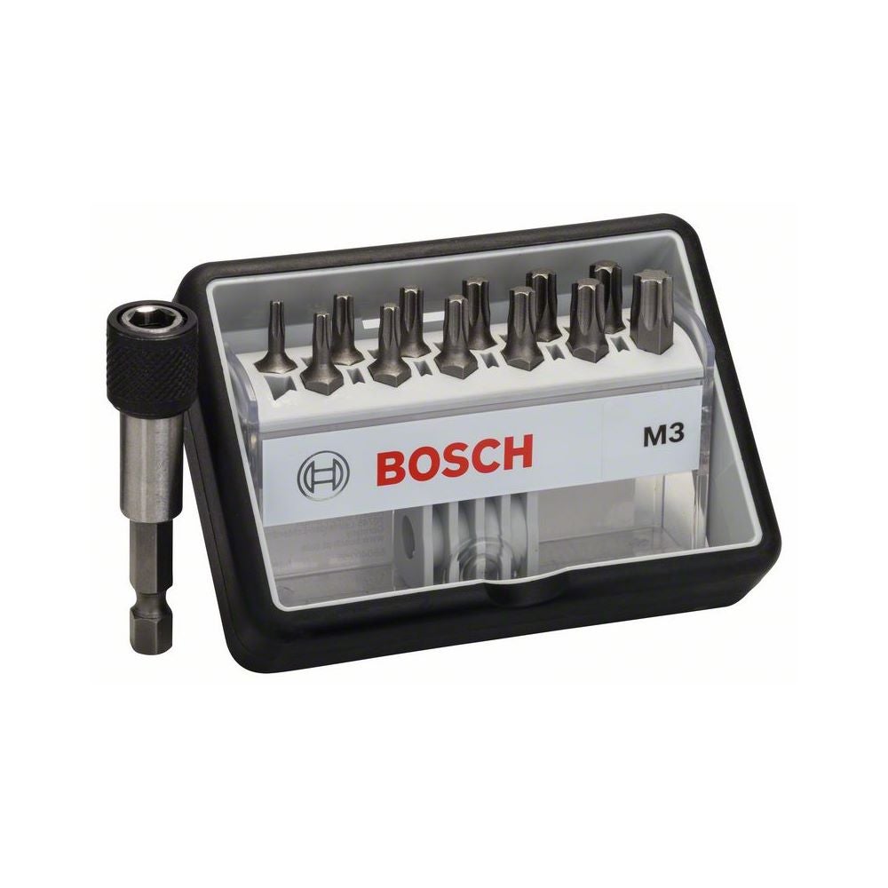 Bosch 12+1-tlg. Schrauberbit-Set, Robust Line, M T, Extra Hard-Ausführung #2607002565