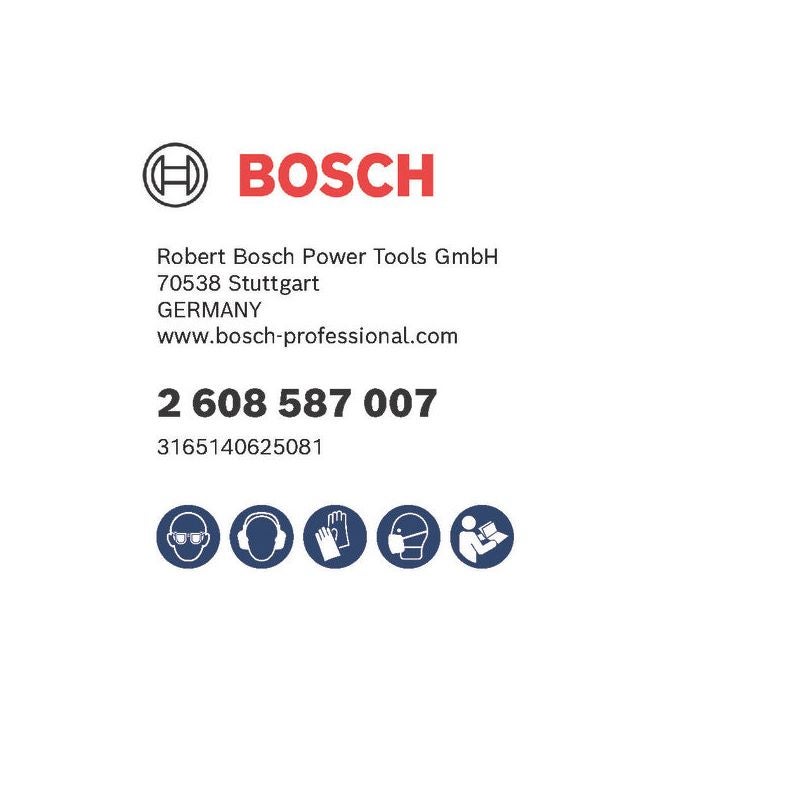 Bosch Diamanttrockenbohrkronen-Set, 5-tlg., G 1/2 Zoll, 38-127 mm #2608587007