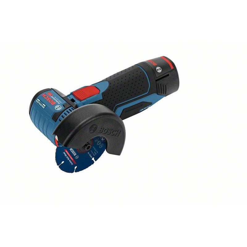 Bosch Akku-Winkelschleifer GWS 12V-76, 2 x Akku GBA 12V 3.0Ah in L-BOXX #06019F200B