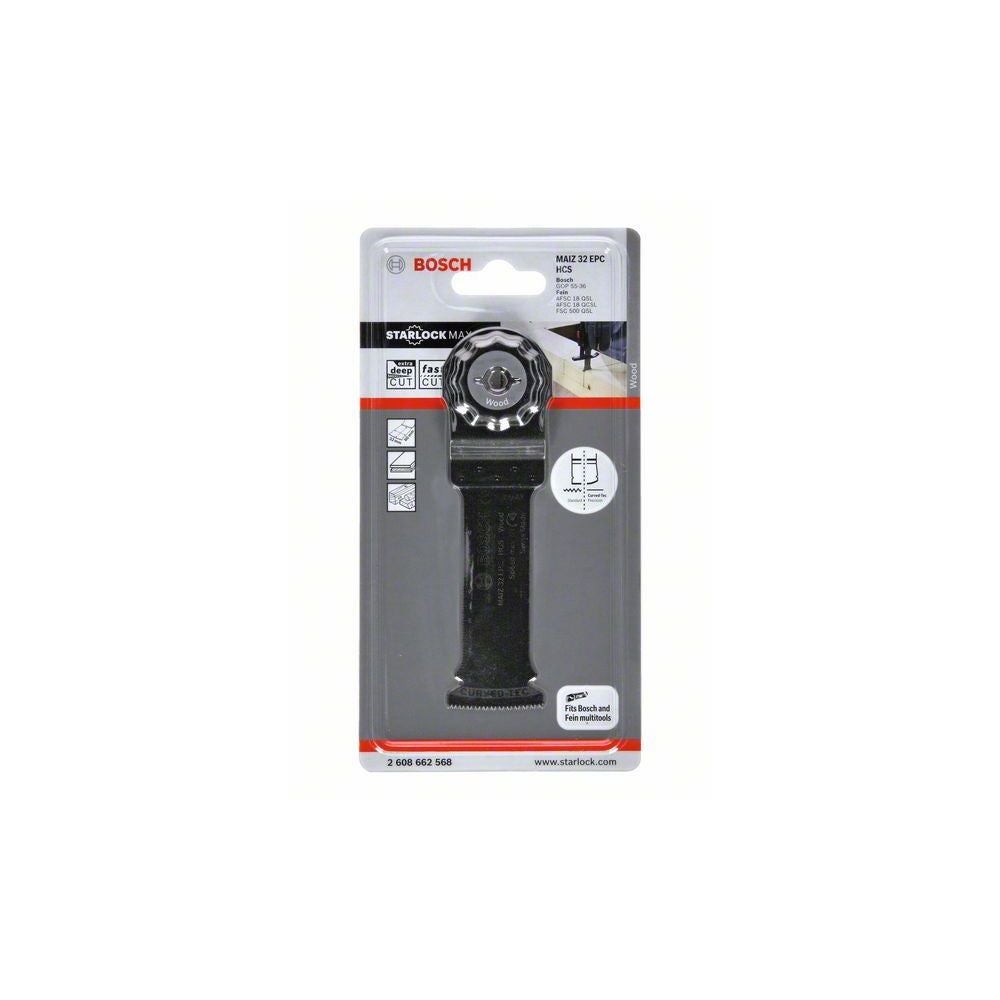 Bosch HCS Tauchsägeblatt MAIZ 32 EPC Wood, 80 x 32 mm, 1er-Pack #2608662568
