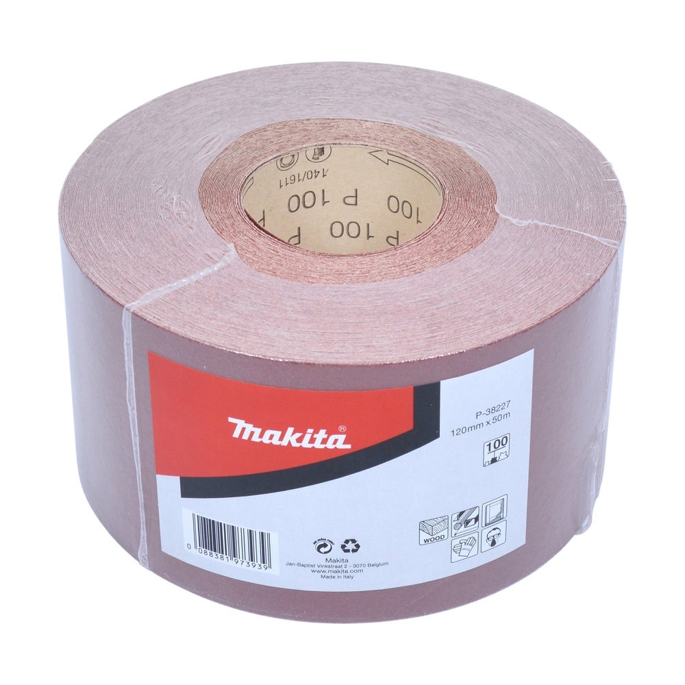 Makita Schleifpapier-Rolle, 120 mm x 50 m, K100 #P-38227