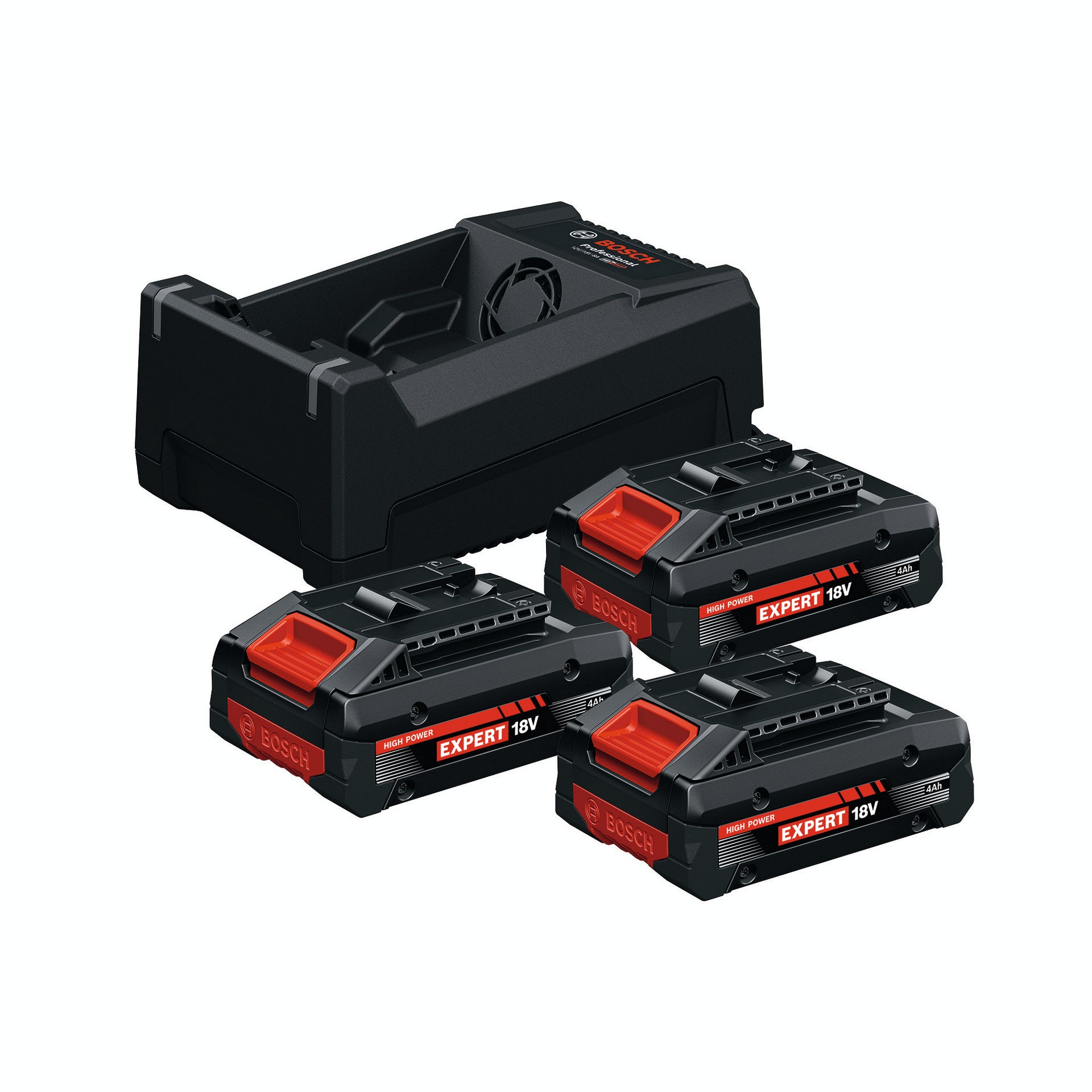 Bosch Starterkit 3xEXBA18V-40 + GAL12V/18V-80 #0615V0005X