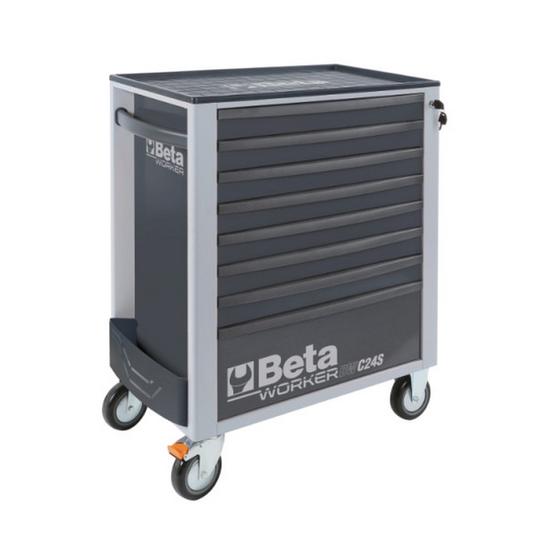 Beta Werkzeugwagen mit 8 Schubladen, mit Werkzeugsortiment, 398-teilig BW 2400S G8/E-L #024006342