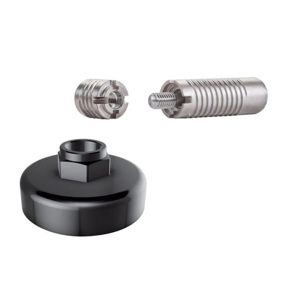 Lamello Invis Mx2 Verbinder-Set mit Eindrehmutter 14mm, 20Stk., inkl. Eindrehlehre #6012333